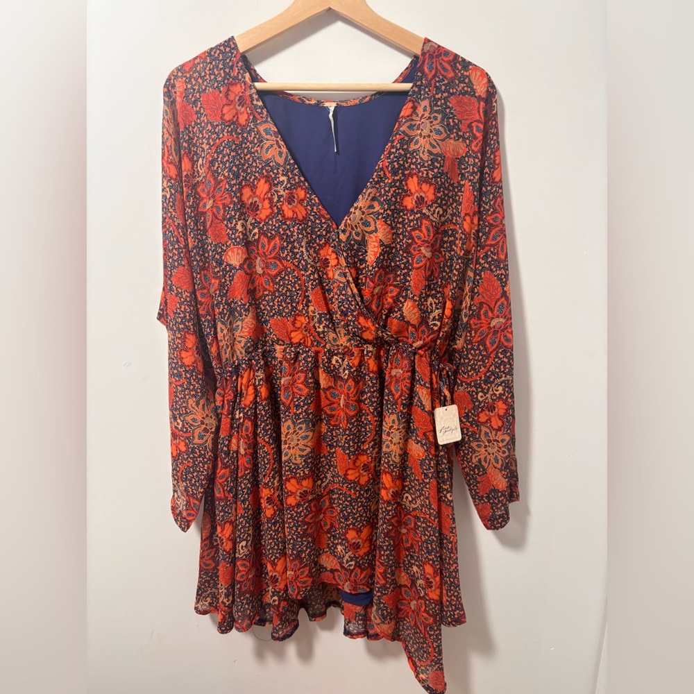 Free People Teagan Mini Dress NWT
